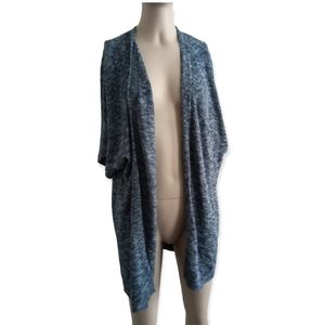 WONDERLY navy blue boho sweater size small